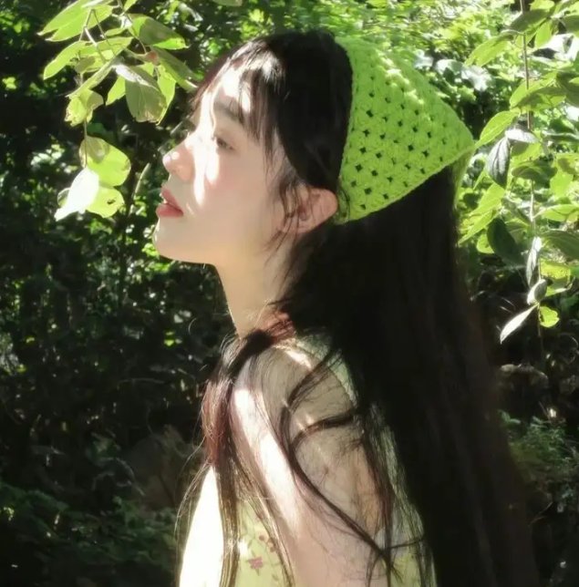 刀在头上